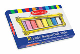 10 Jumbo Triangular Chalks