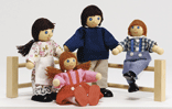 Wooden Farm Family