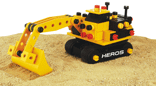 Digger wooden construction set