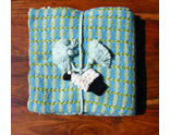 Blue baby blanket